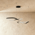 Top view of two-piece chrome toggle light switch with rounde