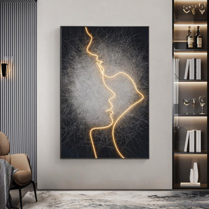 Photo inspiration: Visual Reference: Abstract Love Illuminated Art