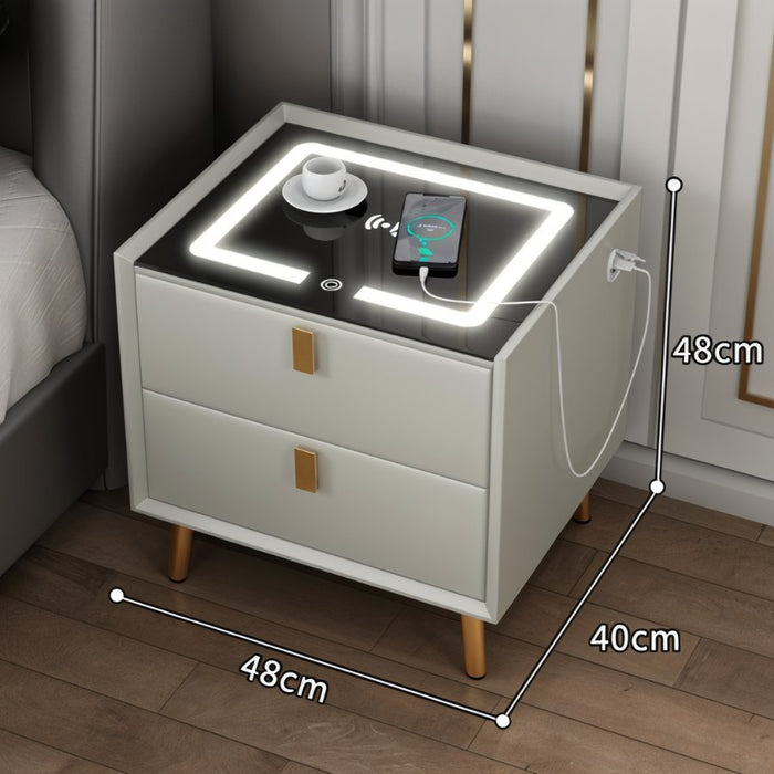 Adalea Side Table (Wireless Charging) - Residence Supply