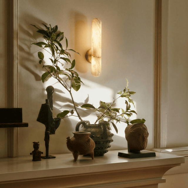 Aelis Alabaster Wall Lamp - Residence Supply