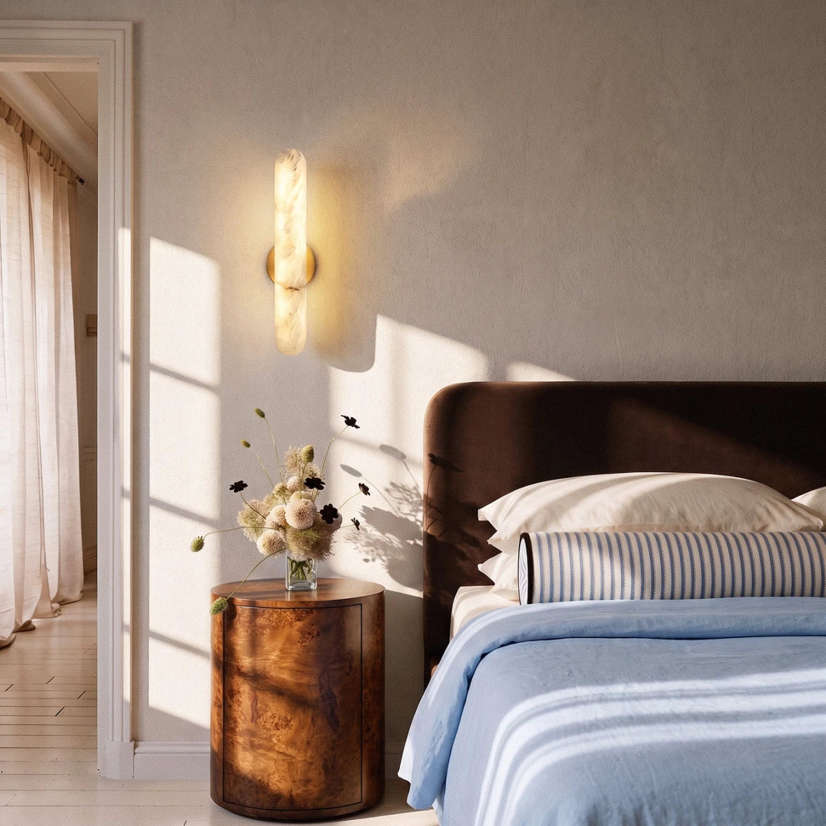 Aelis Alabaster Wall Lamp - Residence Supply
