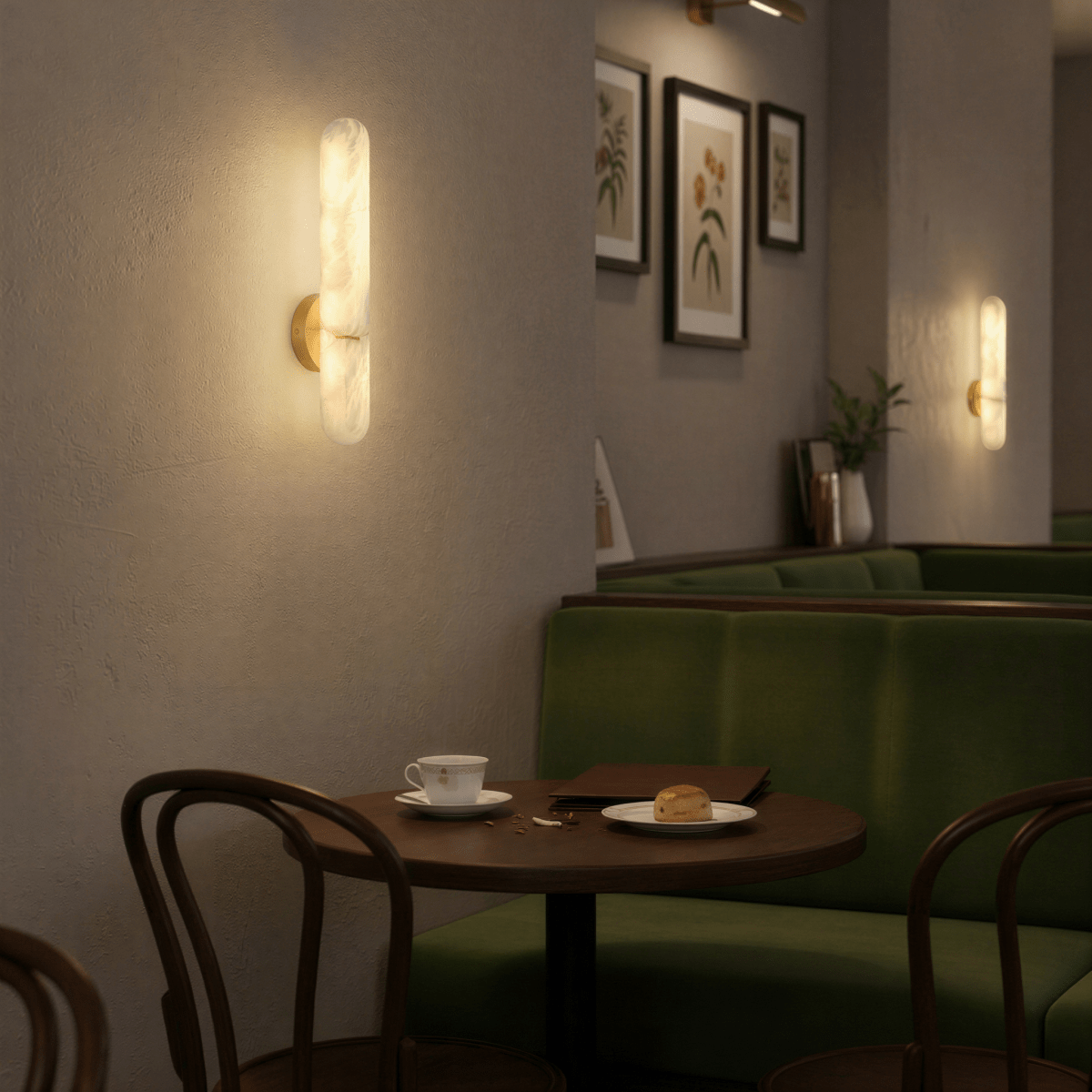 Aelis Alabaster Wall Lamp - Residence Supply