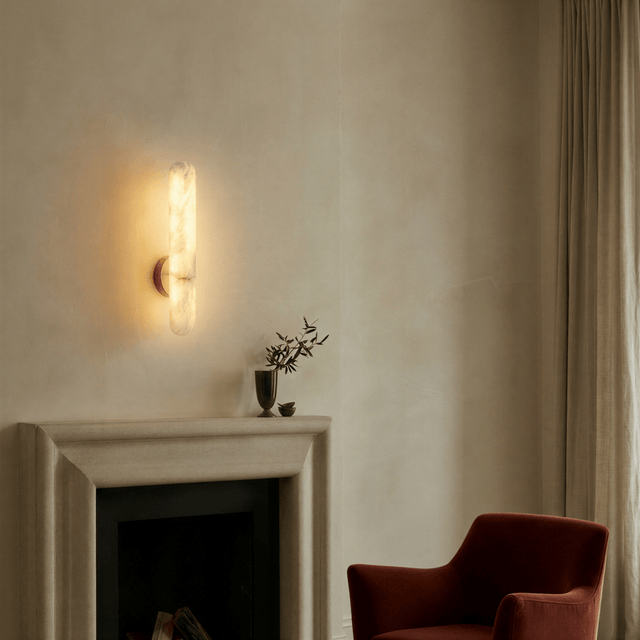 Aelis Alabaster Wall Lamp - Residence Supply