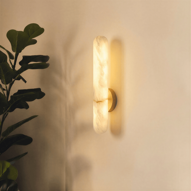 Aelis Alabaster Wall Lamp - Residence Supply