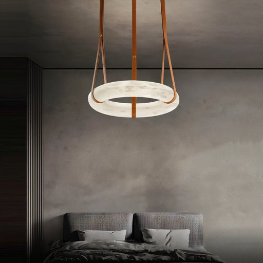 Aktis Alabaster Pendant Light - Bedroom Lighting