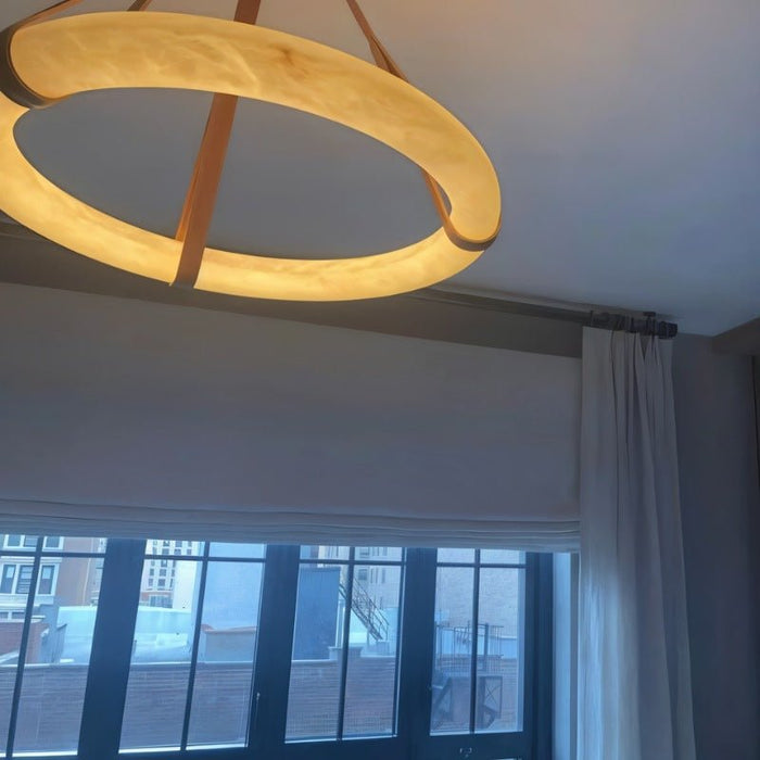 Aktis Alabaster Pendant Light - Living Room Lights