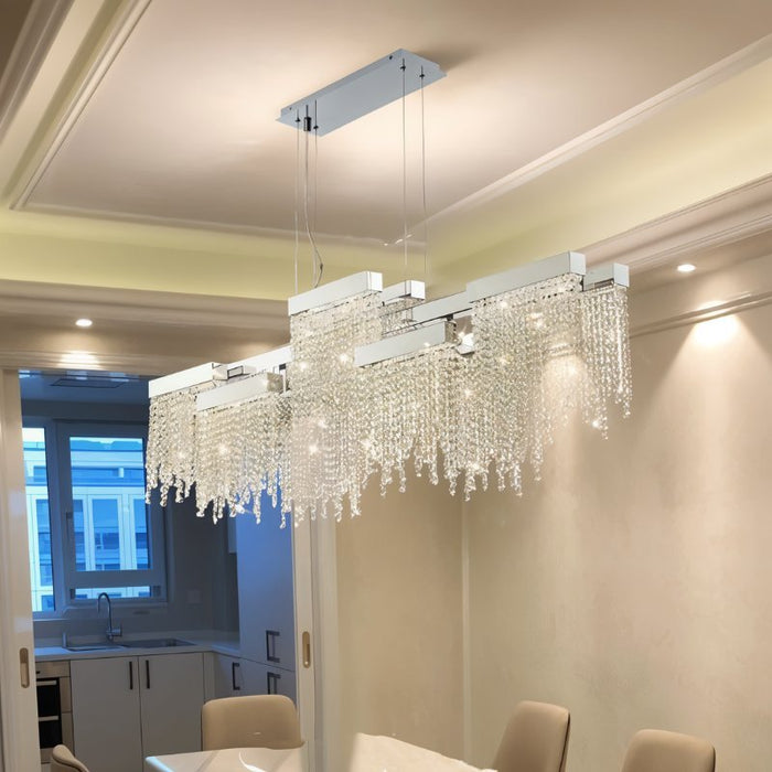 Alhadath Crystal Chandelier - Dining Room Light Fixtures