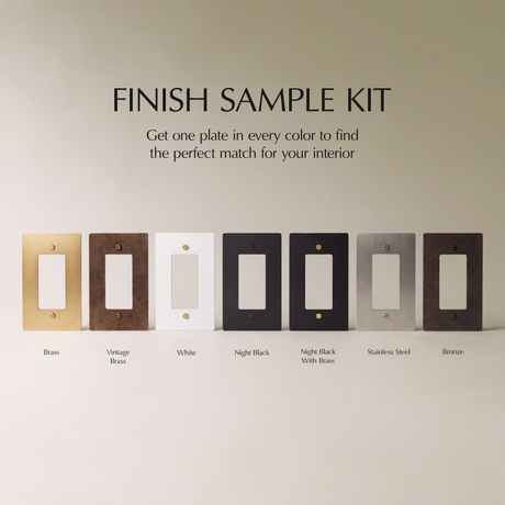 The Brass Plate 6-Piece Sample Kit
