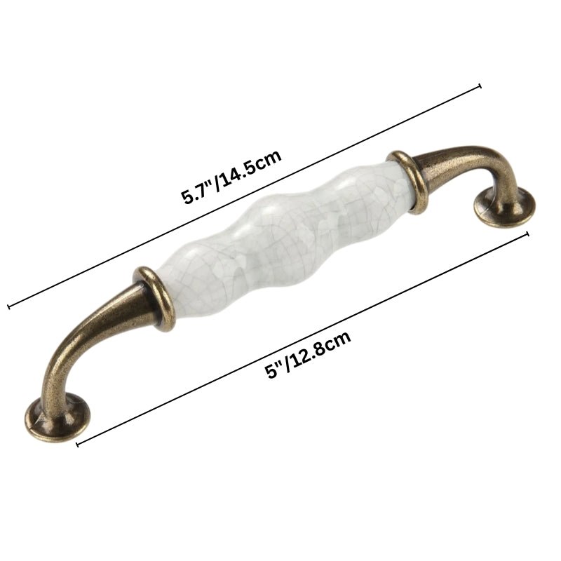 Alpeno Pull Bar – Ceramic & Zinc Alloy Elegance – Residence Supply