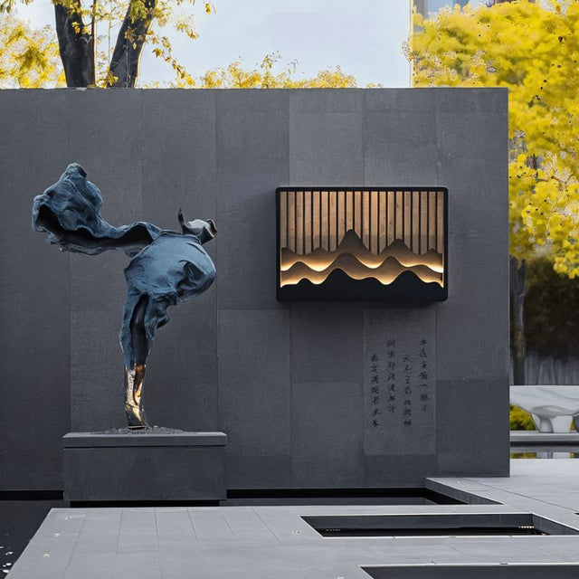 Lámpara de pared exterior alpina