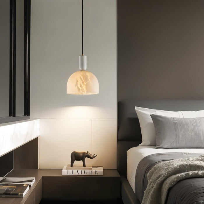 Altus Alabaster Pendant Light - Modern Lighting for Bedroom