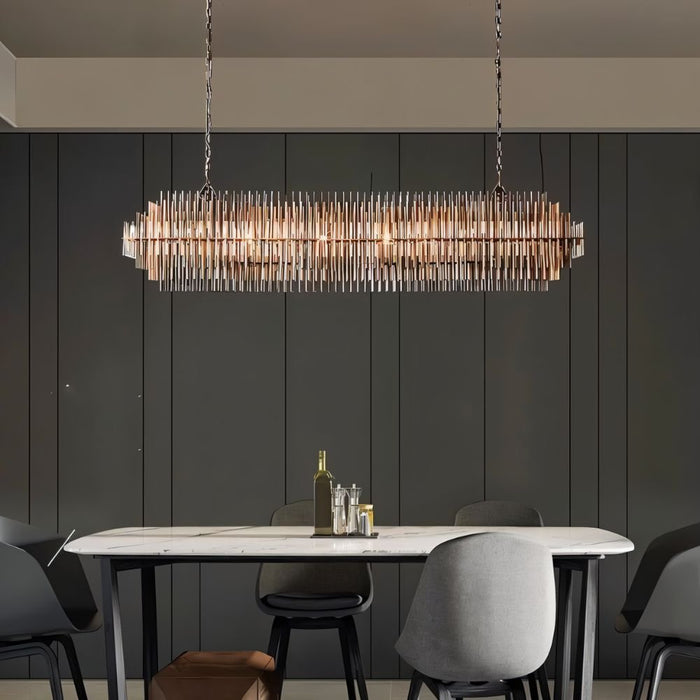 Amara Linear Chandelier - Dining Room Light Fixtures