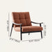 Ambone Accent Chair Size