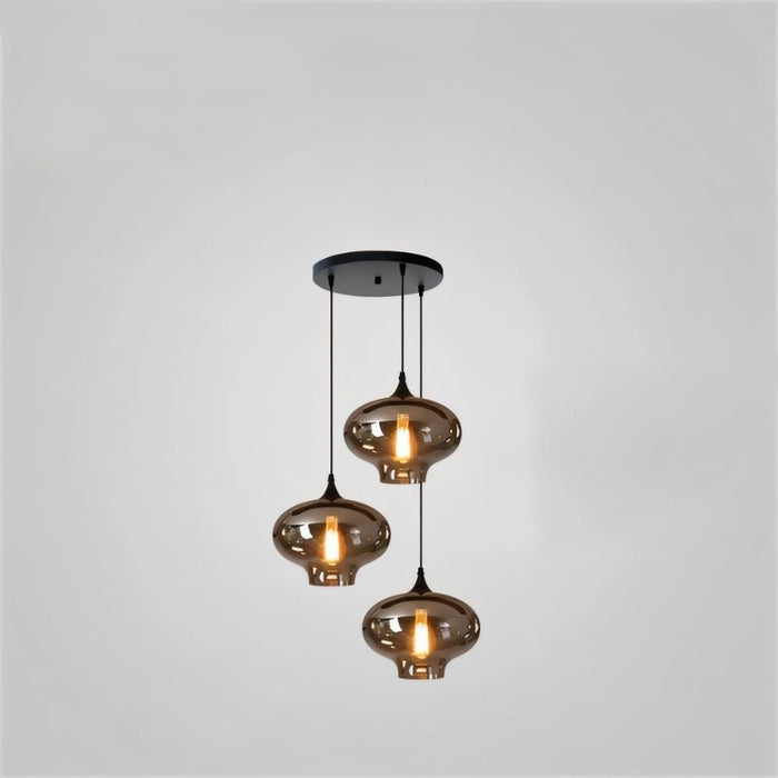 Anaar Art Deco Inspired Pendant Light: With its bold geometric shapes and sleek lines, this pendant light captures the glamour and sophistication of Art Deco design, making it a statement piece in any room.