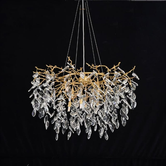 Anab Round Crystal Chandelier