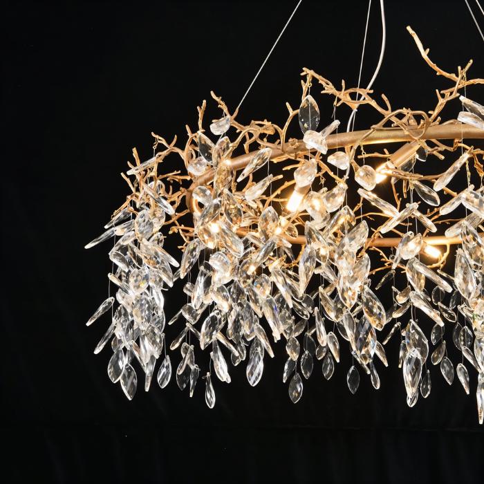 Anab Round Crystal Chandelier - Residence Supply