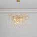 Anab Round Crystal Chandelier - Light Fixtures