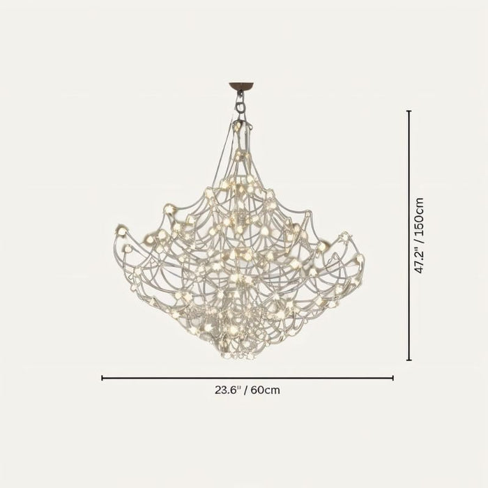 Celestial Splendor Anastasia Chandelier: Inspired by the night sky, this chandelier features sparkling stars and crescent moons suspended from delicate chains, casting a celestial glow that enchants any room.