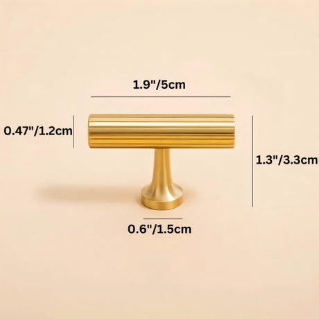 Aniq Brass Knob & Pull Bar