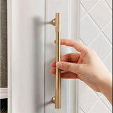 Aniq Brass Knob & Pull Bar