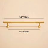 Aniq Brass Knob & Pull Bar