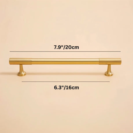 Aniq Brass Knob & Pull Bar