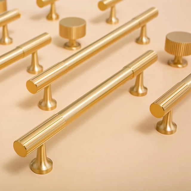 Aniq Brass Knob & Pull Bar