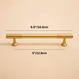 Aniq Brass Knob & Pull Bar