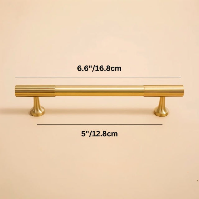 Aniq Brass Knob & Pull Bar