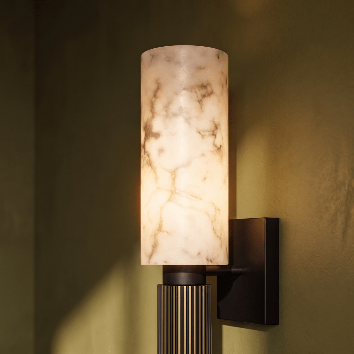 Ansu Alabaster Wall Lamp - Residence Supply