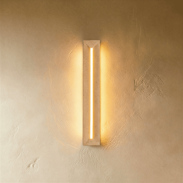 Apsu Travertine Wall Lamp - Residence Supply
