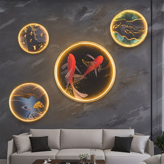 Aquamarine Illuminated Art - Living Room Lighting