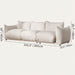 Aquilae Arm Sofa Size Chart