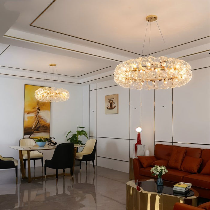 Arabella Crystal Round Chandelier - Living Room Lighting