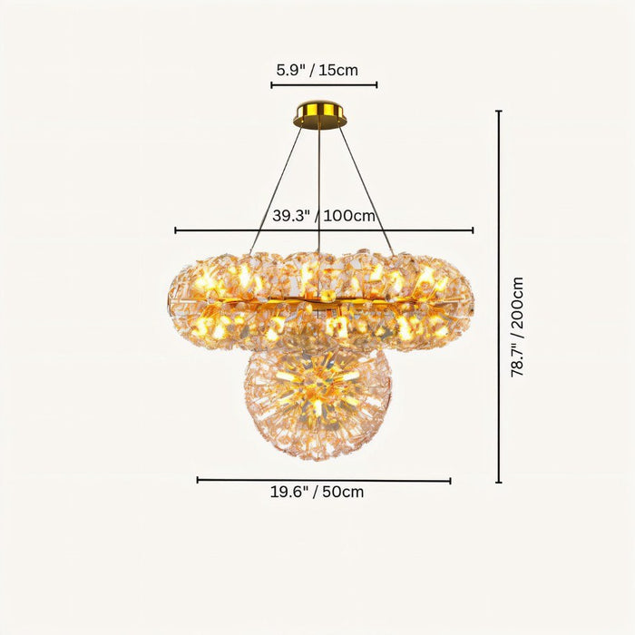 Arabella Crystal Tiered Chandelier - Residence Supply