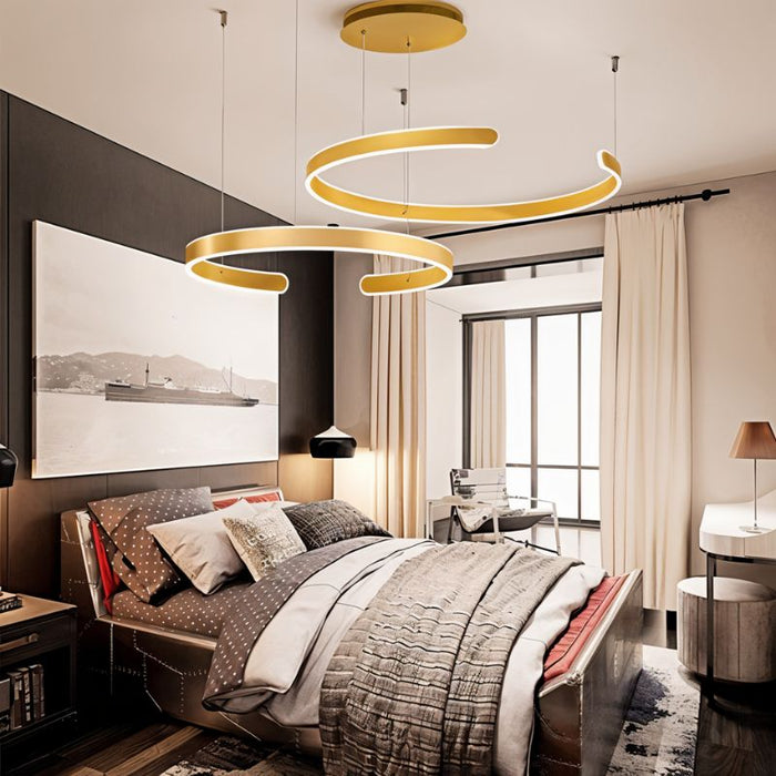 Aramis Round Chandelier - Modern Lighting for Bedroom