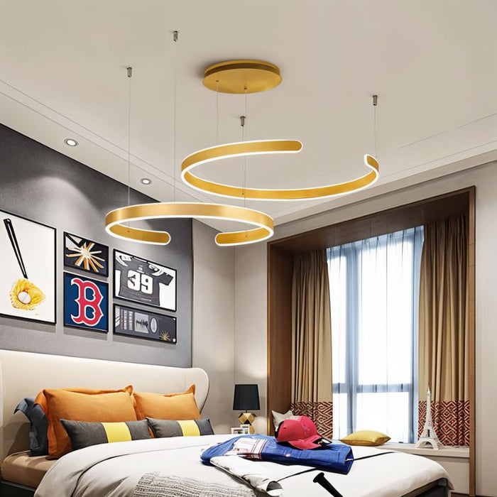 Aramis Round Chandelier - Bedroom Lighting