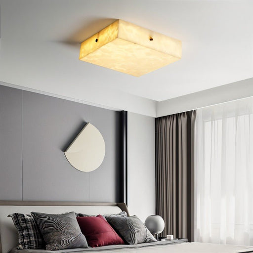 Arca Alabaster Flushmount - Modern Lighting for Bedroom