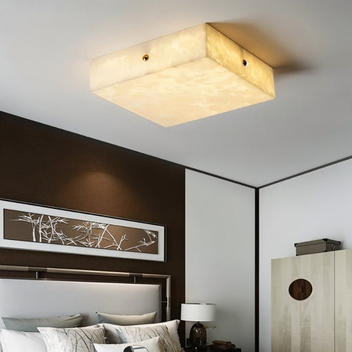 Arca Alabaster Flushmount - Bedroom Lighting