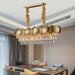 Arell Crystal Chandelier above the Dining Table - Residence Supply