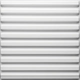 Close-up of Arsnal Wall Panel showcasing horizontal ridged PVC texture, perfect for stylish wall panel installations.