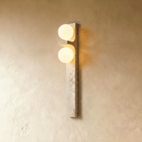 Aryil Travertine Wall Lamp - Residence Supply