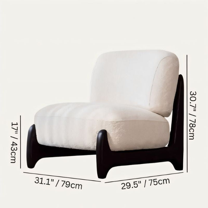 Asiento Accent Chair Size
