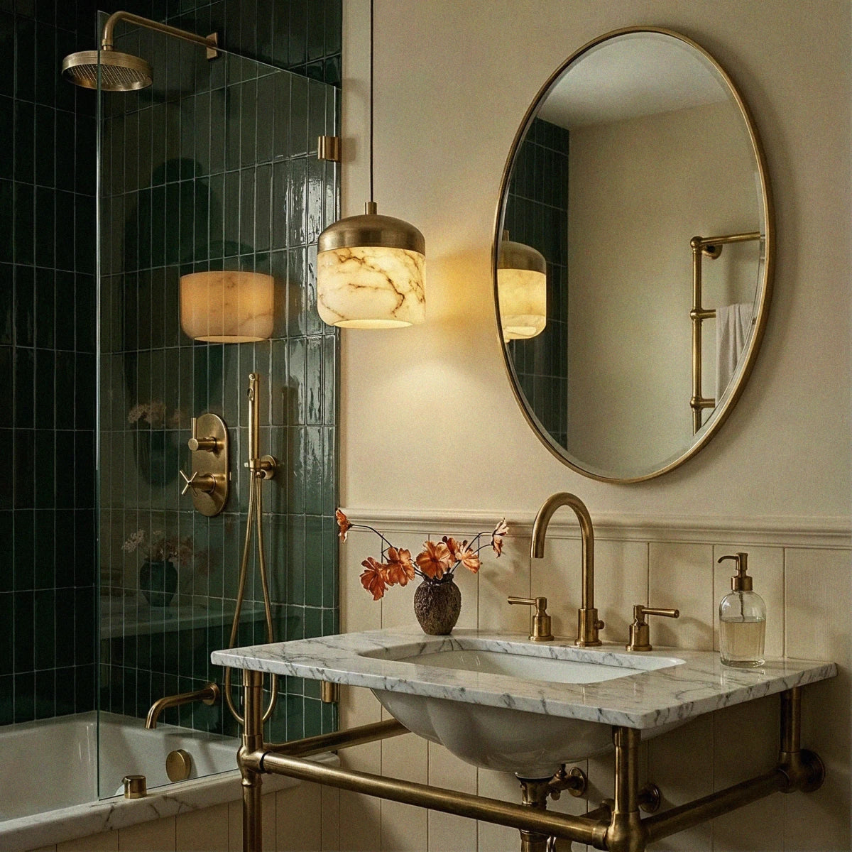 Asta Alabaster Pendant Light - Residence Supply