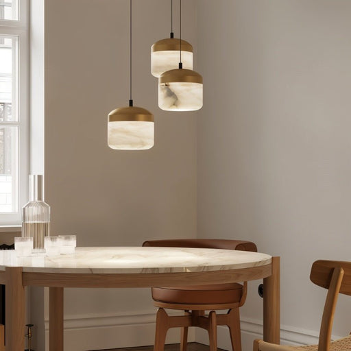 Asta Alabaster Pendant Light - Modern Lighting for Dining Room
