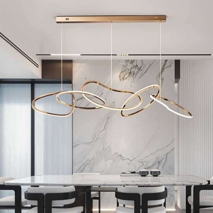 Astratta Chandelier - Modern Lighting for Dining Table