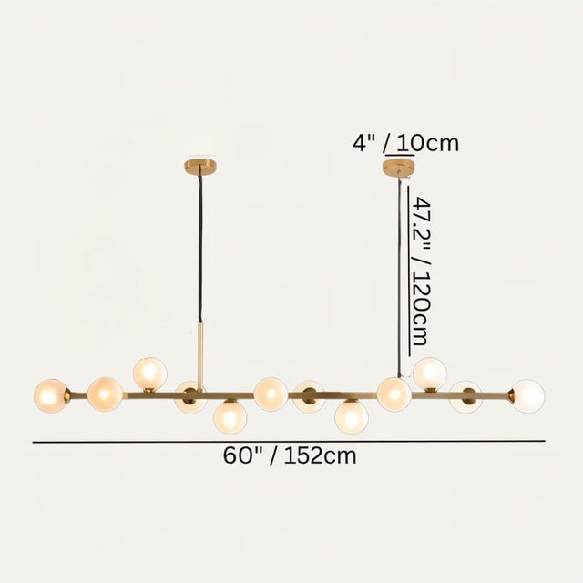 Astronex Linear Chandelier