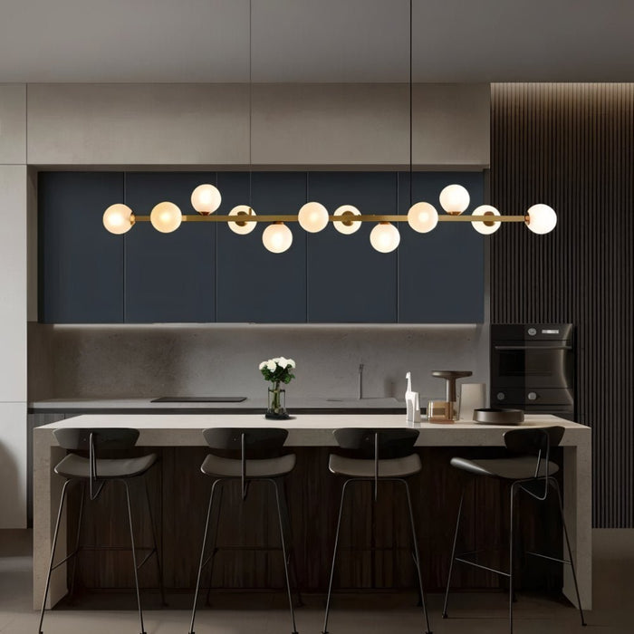 Astronex Linear Chandeliers - Modern Lighting for Kitchen Island