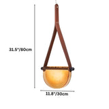 Avgi Leather Pendant Light