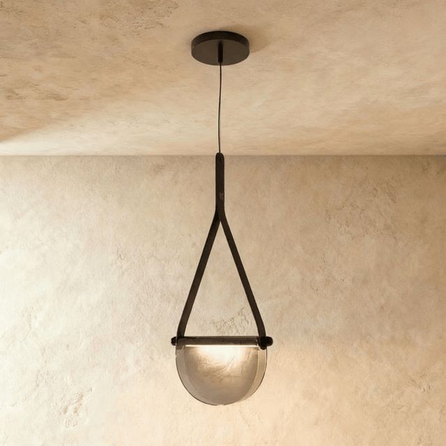 Avgi Leather Pendant Light - Residence Supply